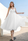 Robe de cocktail en tulle bleu ciel
