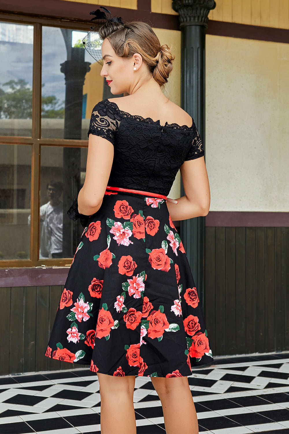 Pointe limitée dans le temps pour robe en dentelle (1 pièce - Style et couleur aléatoires)