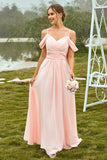 Robe de demoiselle d’honneur Blush Off Shoulder Blush