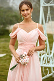 Robe de demoiselle d’honneur Blush Off Shoulder Blush