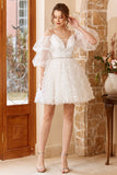 Robe de fête blanche off Shoulder