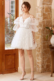 Robe de fête blanche off Shoulder