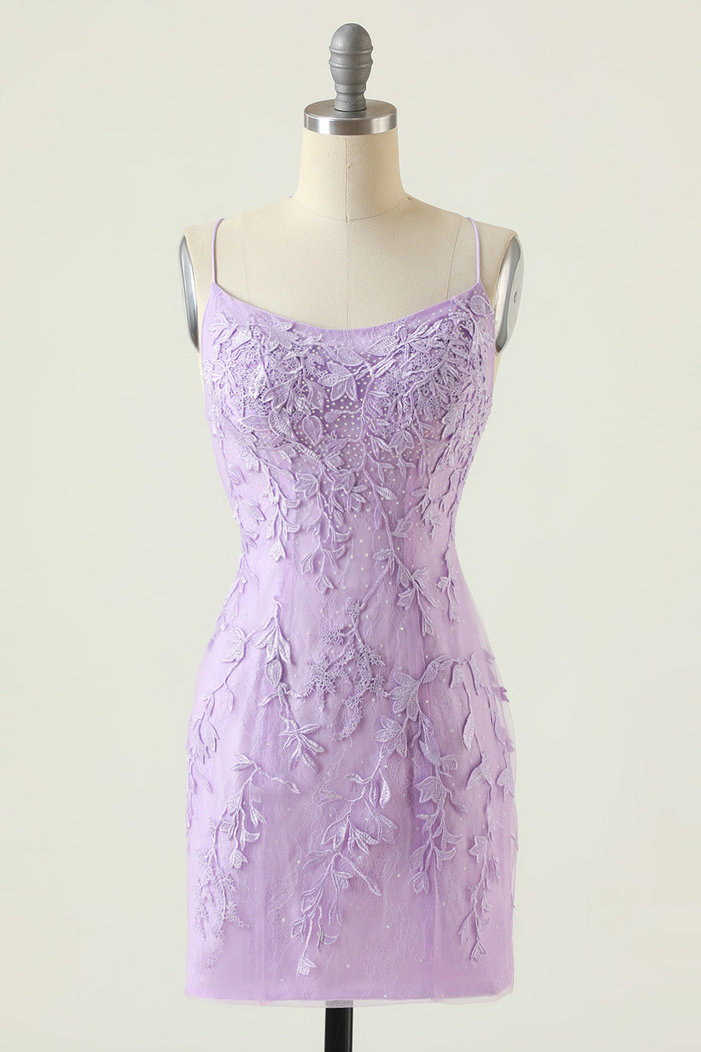 Robe de retour courte bleu clair avec perles de dentelle
