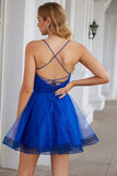 Robe Homcoming Bleu Royal