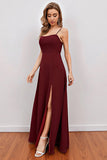Robe de demoiselle d’honneur Burgundy