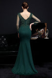 Robe blanche applique prom