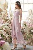 Robe de demoiselle d'honneur blush
