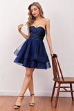 Robe de cocktail Bleu