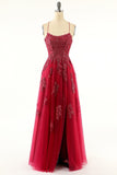 Robe long prom de Tulle de lavande avec la dentelle