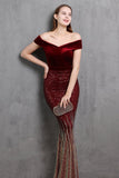 Robe de soiree dorée Longue Prom