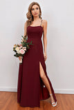 Robe de demoiselle d’honneur Burgundy