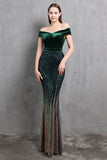 Robe de soiree dorée Longue Prom