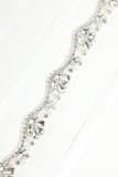 Ceinture blanche avec Rhinstone