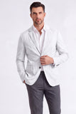 Blazer homme Sage à boutons simples à revers de sauge