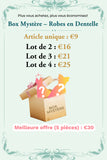Coffret Mystère Robe Dentelle - Lot Éco - Plus on achète, plus on économise