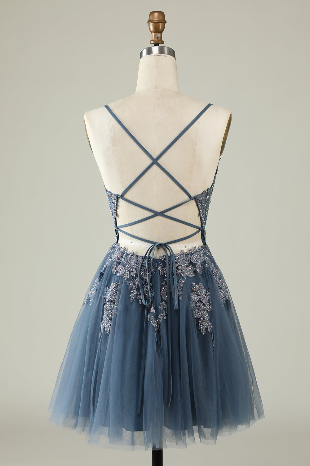 Femmes paillettes bleu royal sirène robe de bal découpé spaghetti bretelles Corset froncé Femmes paillettes bleu royal sirène robe de bal découpé spaghetti bretelles Corset froncé