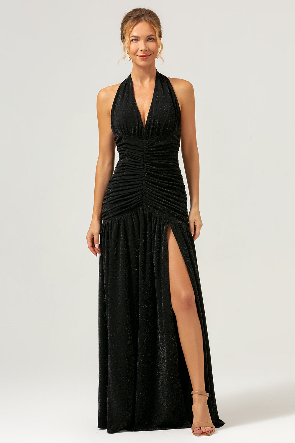 Robe de bal courte avec jupe fleurie noire à une épaule - Lunss Robe de bal courte avec jupe fleurie noire à une épaule - Lunss
