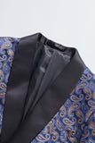 Blazer formel pour homme à imprimé marine