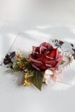 Corsage de poignet élégant de bal de fard à joues et boutonnière pour hommes pour fête de mariage