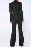 Sparkly noir pointe revers femmes costumes