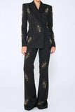 Sparkly noir pointe revers femmes costumes