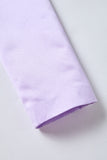 Blazer slim ajusté ajusté à revers lilas lilas
