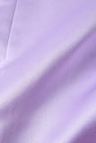 Blazer slim ajusté ajusté à revers lilas lilas