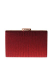 Pochette carrée rouge simple