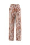 Velours rose poussiéreux scintillant à paillettes crantées 2 pièces Costumes