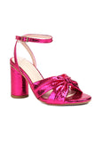 Sparkly Fuchsia Bow Femmes Talons hauts