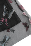 Abricot Taille haute Imprimé Mousseline de soie Floral Lâche Midi Une jupe trapèze