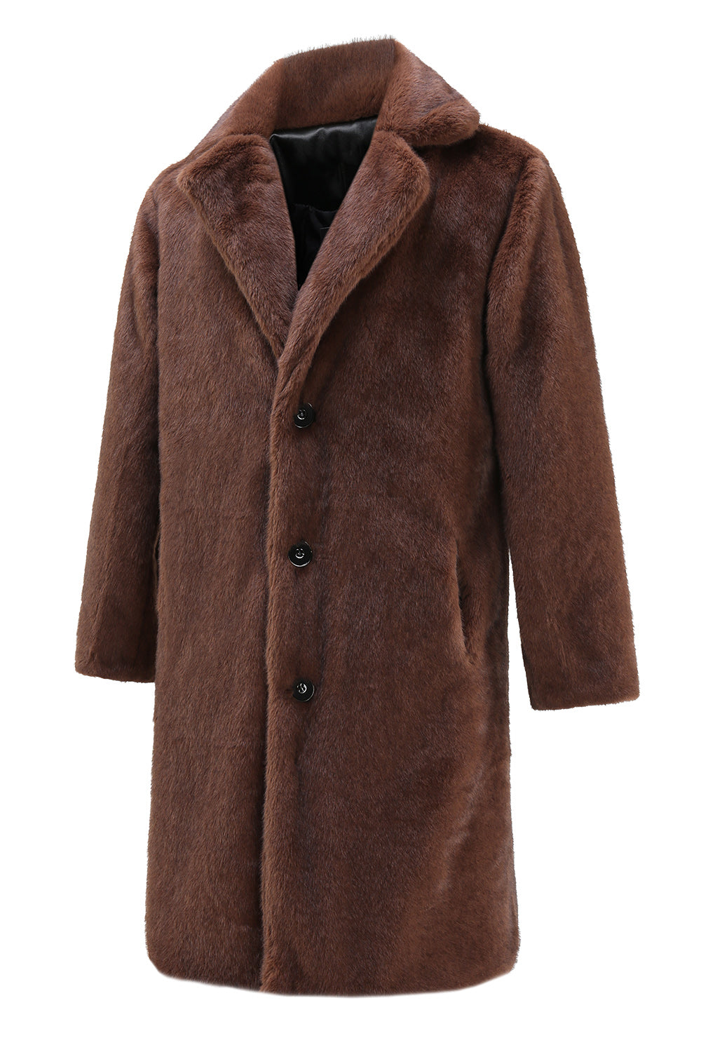Manteau Marron Homme Manteau Brun Homme Manteau Long En Peau De
