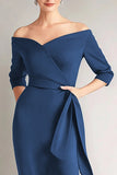 Robe bustier sirène marine mère de la mariée