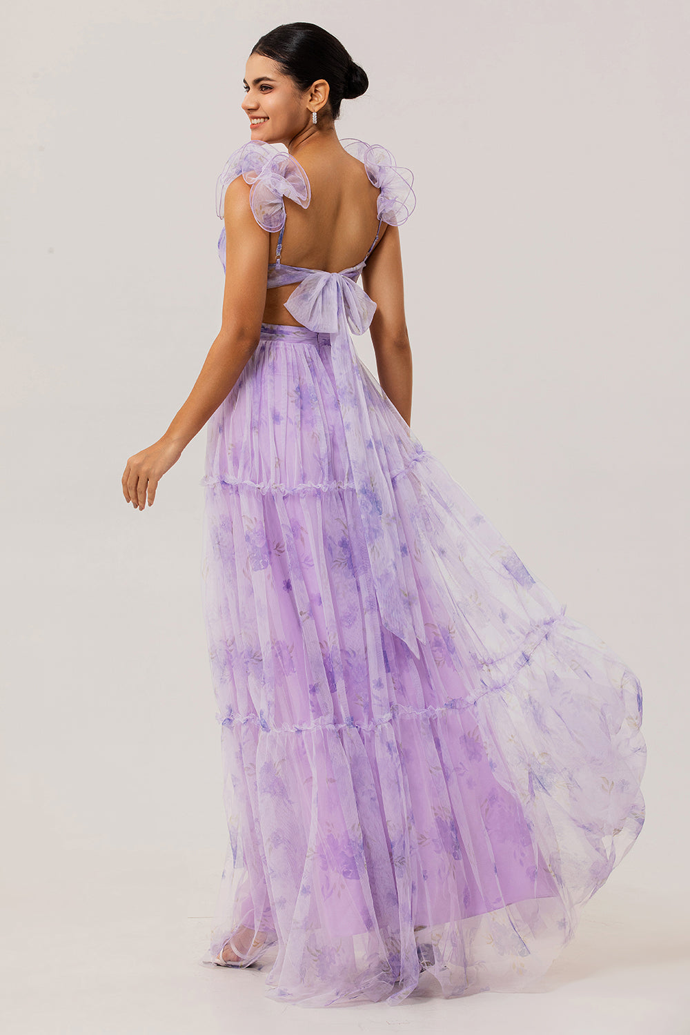 ROBE de FLEURS ＸＳ ZAPAKA Femmes Robe Cocktail avec 3D Fleurs Champagne Strapless A