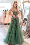 Robe de bal fourreau en tulle d’agave Sweetheart avec dentelle