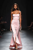 Blush Bustless Sirène Robe longue d’invitée de mariage