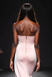 Blush Bustless Sirène Robe longue d’invitée de mariage