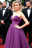 Robe de gala en tulle Sweetheart A Line Purple Purple Darkheart