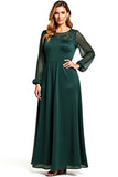 Fourreau Pin Col Rond Long Robe Mère De La Mariée