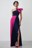 Robe formelle fourreau fuchsia fuchsia marine