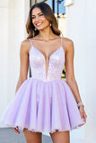 Corset lilas à paillettes Une robe de retour à la ligne
