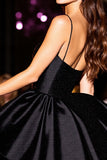 Corset A Line Satin Petite Robe Noire