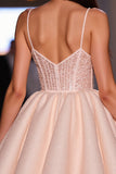 Blush Corset Robe courte A Line Homecoming