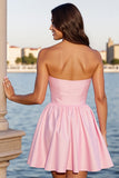 Corset Sweetheart Rose Une Robe Courte Homecoming