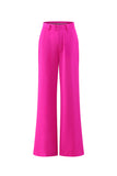 Costumes de travail 2 pièces à manches longues fuchsia avec poches
