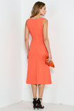 Robe de travail à volants Orange A Line