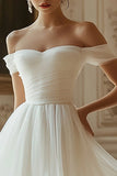 Robe courte de graduation en mousseline de soie ivoire