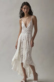 Robe de fiançailles sirène en dentelle ivoire