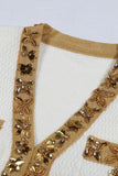 Noir 2 Pièces Femmes Costumes avec Strass