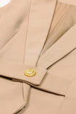 Blanc Peak Repel Sans Manches Satin Femmes Blazer